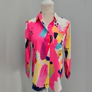 NWT LS blouse by Why Dress